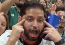 Mexican trade association executive fired after making a racist gesture toward a South Korean girl
